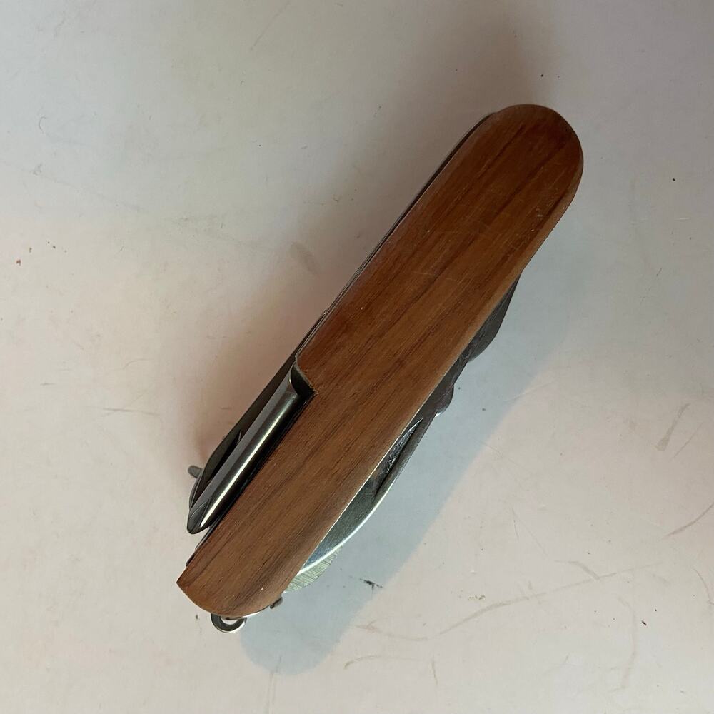 Swiss Type Field Utility Camp Knife Multi Function Tool Army Scout 11 Blades EUC - Picture 5 of 7